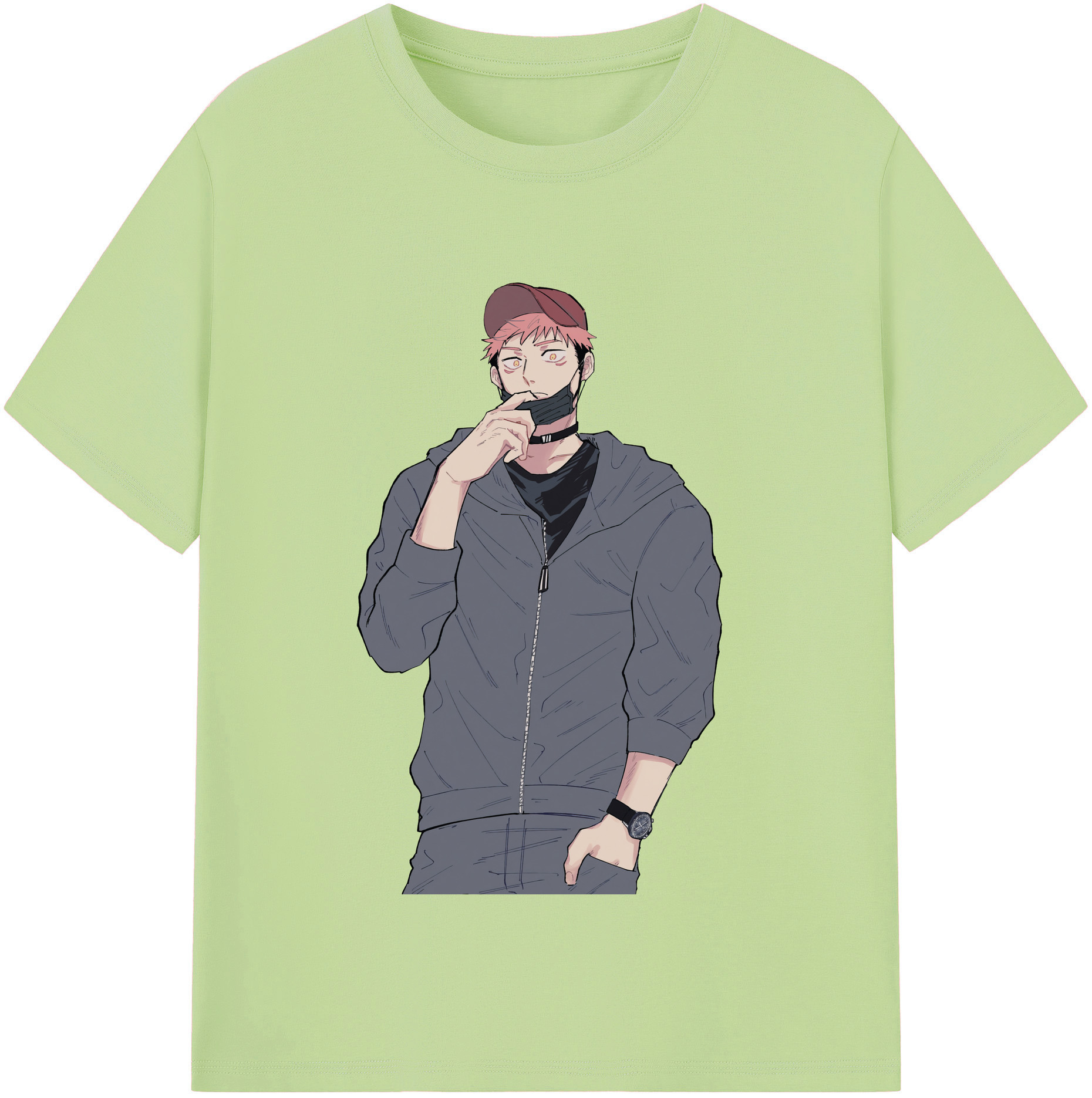 （画像用） 呪術廻戦 Jujutsu Kaisen 綿100％半袖Tシャツ（フロントプリント）